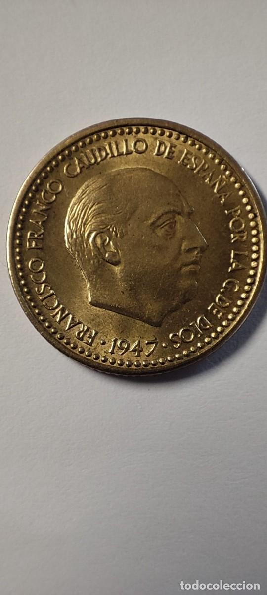 Monedas Franco: ESTADO ESPA&Ntilde;OL 1 PESETA 1947*53 - SC BRILLO ORIGINAL