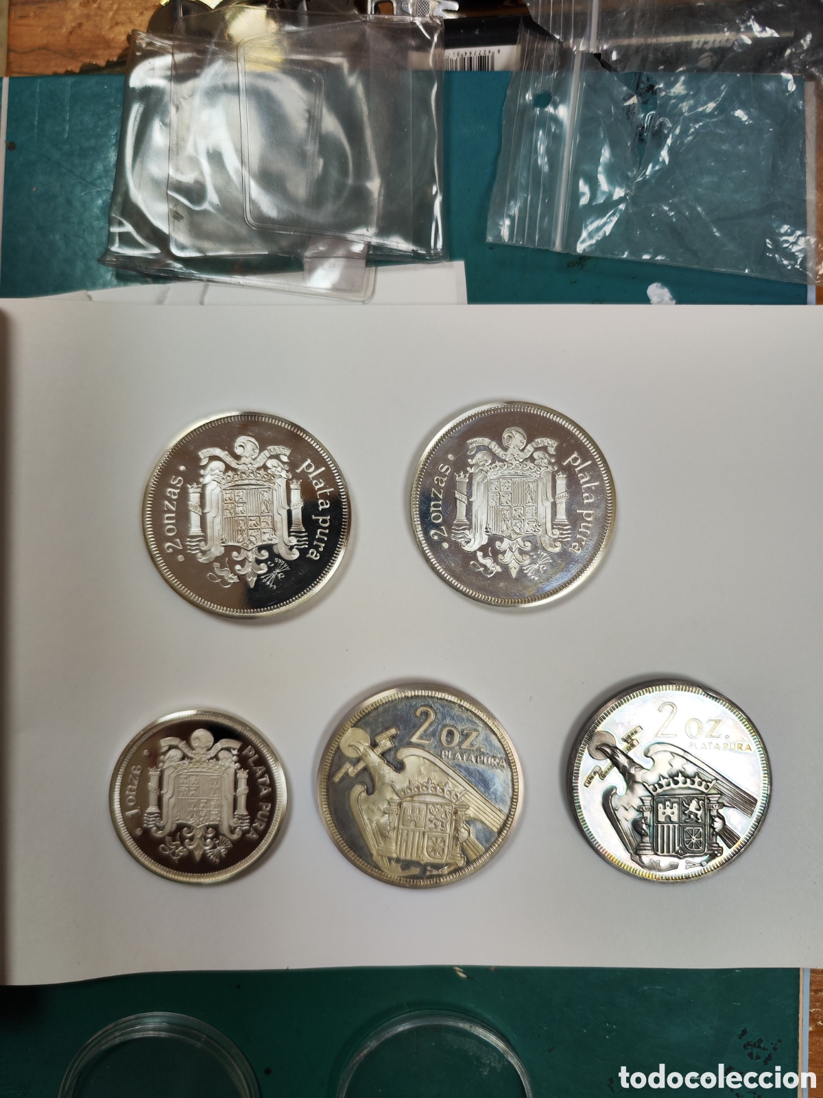 Monedas Franco: 9 onzas de plata Franco - Foto 1