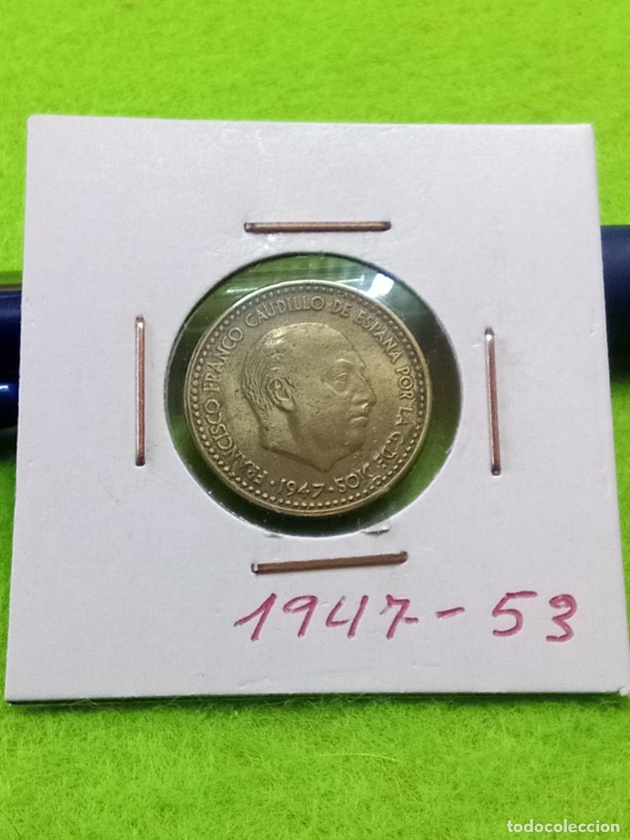 Monedas Franco: Moneda espa&ntilde;ola. La de las fotos