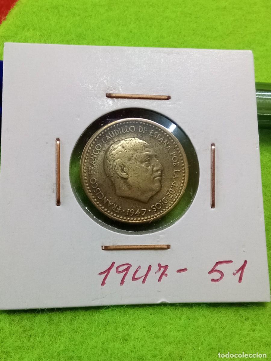 Monedas Franco: Moneda espa&ntilde;ola. La de las fotos