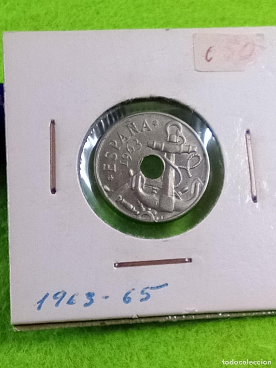 Monedas Franco: Moneda espa&ntilde;ola. La de las fotos