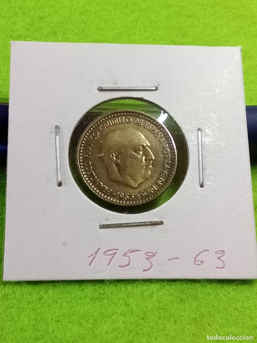 Monedas Franco: Moneda espa&ntilde;ola. La de las fotos