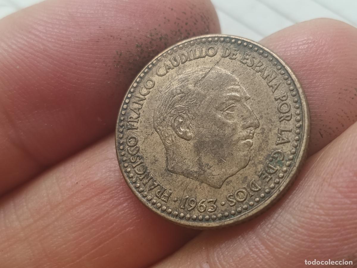 Monedas Franco: Espa&ntilde;a 1 Peseta 1963*(19-63) MBC