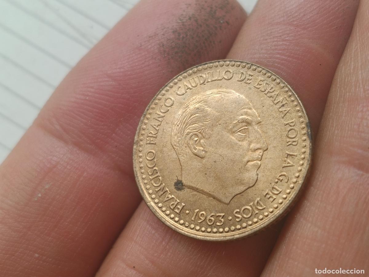 Monedas Franco: Espa&ntilde;a 1 Peseta 1963*(19-64) EBC+ BRILLO ORIGINAL