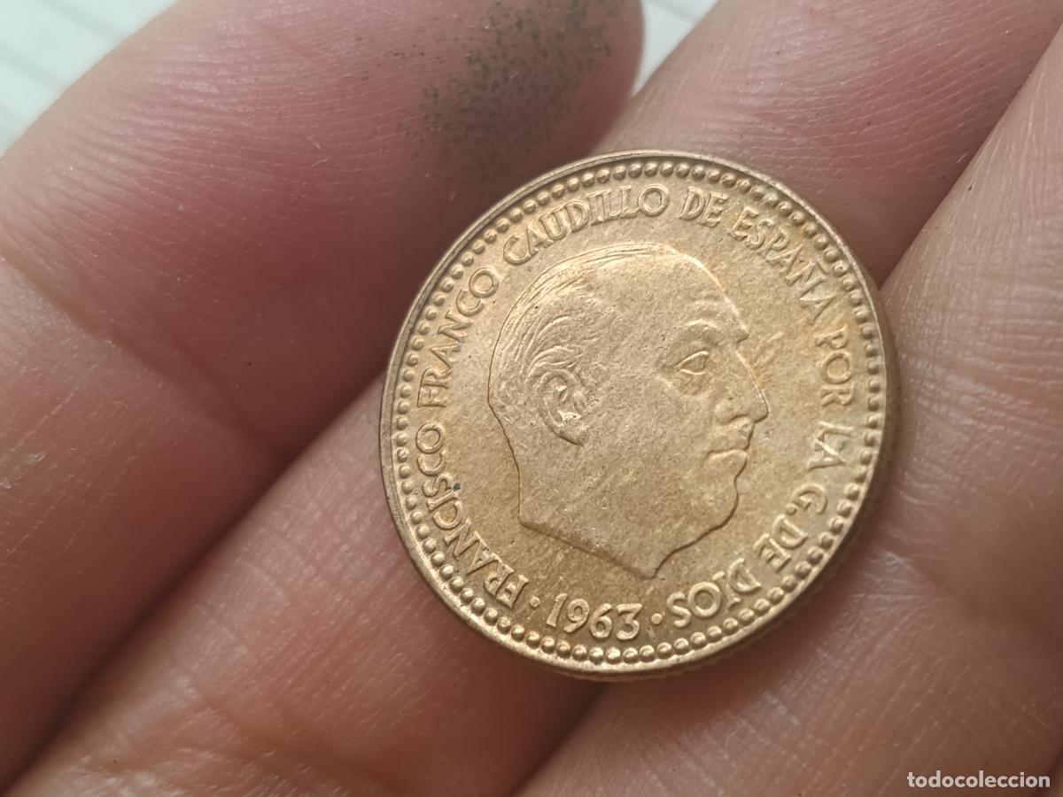 Monedas Franco: Espa&ntilde;a 1 Peseta 1963*(19-65) SC BRILLO ORIGINAL