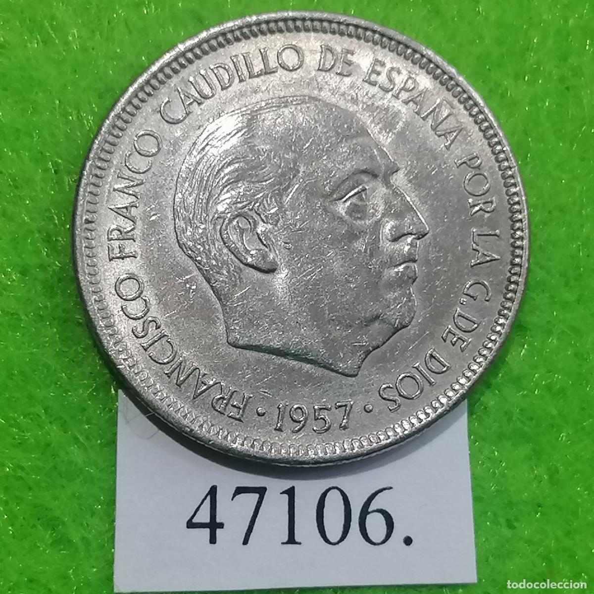 Monedas Franco: Espa&ntilde;a 5 pesetas 1957 68, Franco