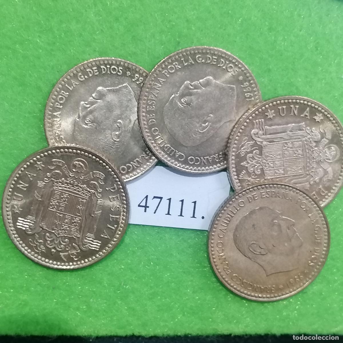 Monedas Franco: Espa&ntilde;a 1 peseta 1966 75, Franco, una moneda, 47111 10