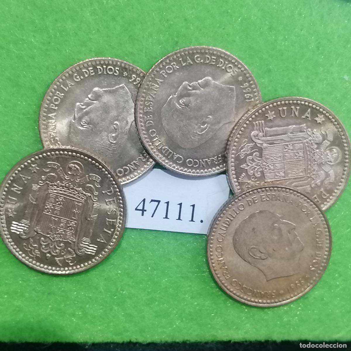 Monedas Franco: Espa&ntilde;a 1 peseta 1966 75, Franco, una moneda, 47111 9