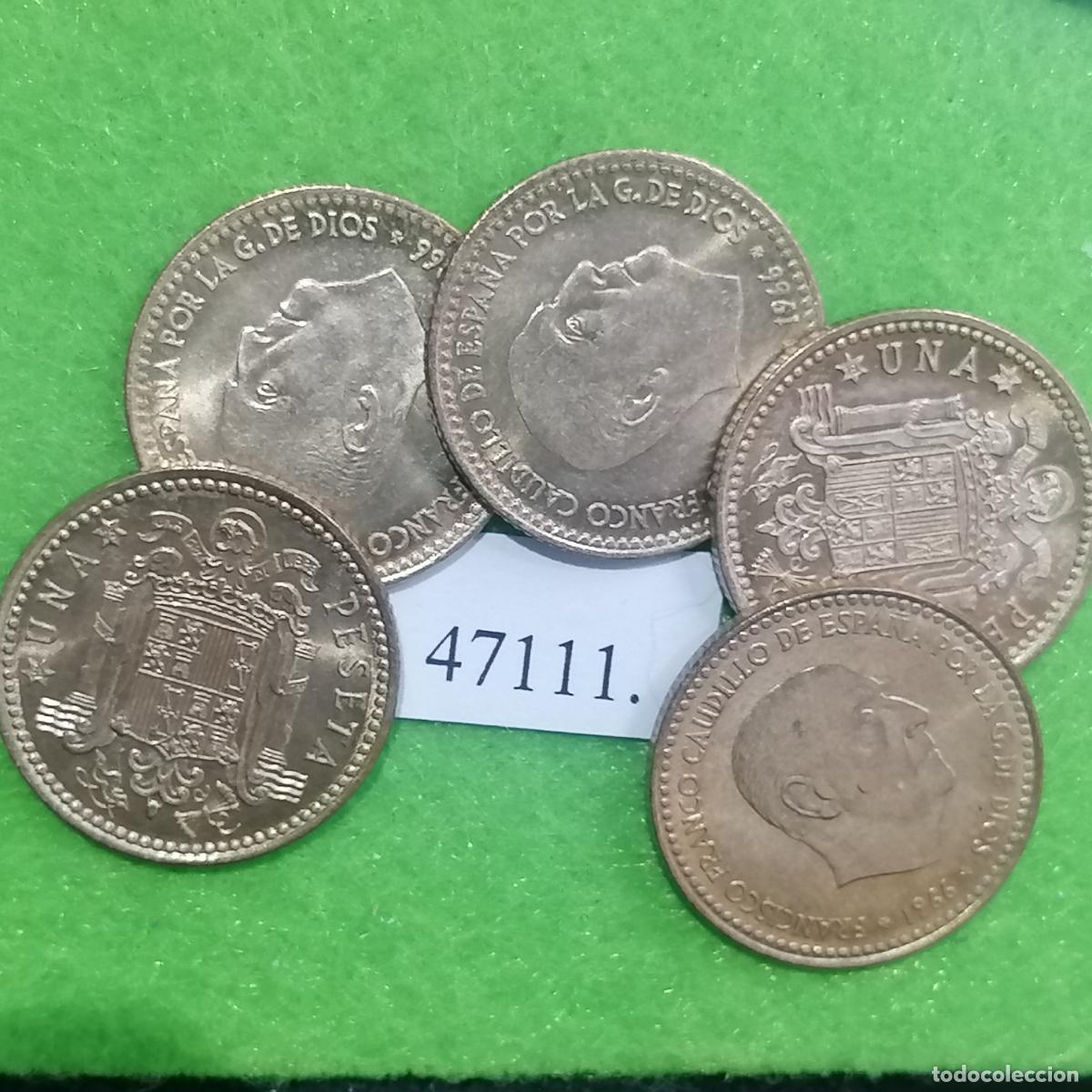 Monedas Franco: Espa&ntilde;a 1 peseta 1966 75, Franco, una moneda, 47111 7