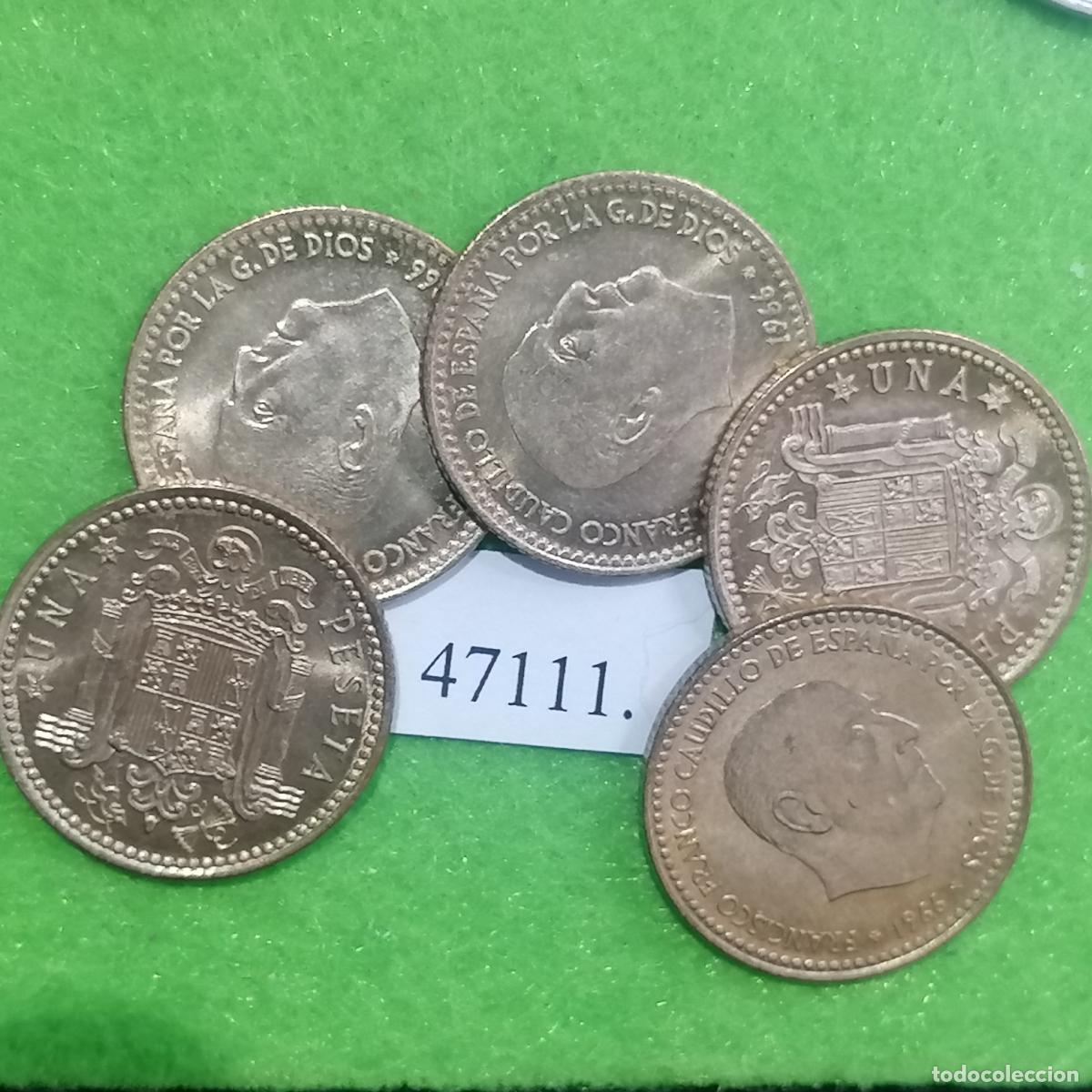 Monedas Franco: Espa&ntilde;a 1 peseta 1966 75, Franco, una moneda, 47111 6
