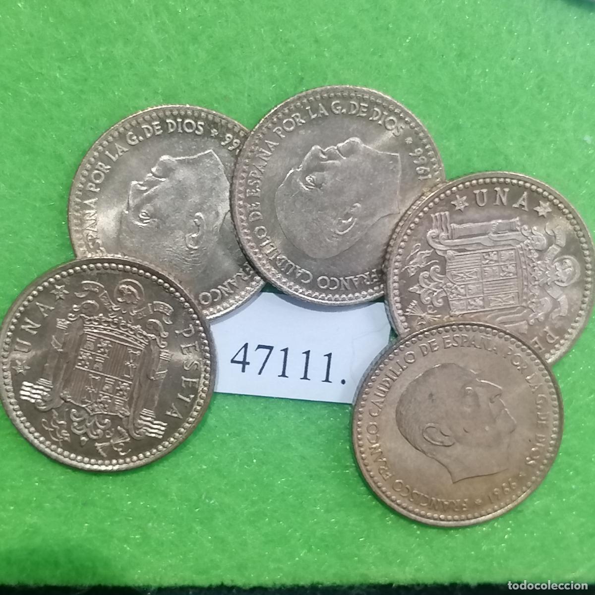 Monedas Franco: Espa&ntilde;a 1 peseta 1966 75, Franco, una moneda, 47111 5