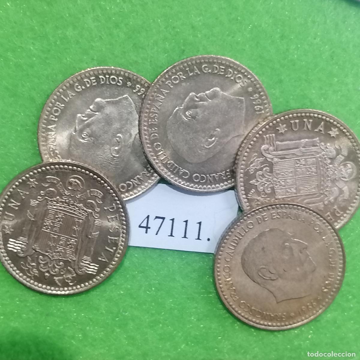 Monedas Franco: Espa&ntilde;a 1 peseta 1966 75, Franco, una moneda, 47111 4