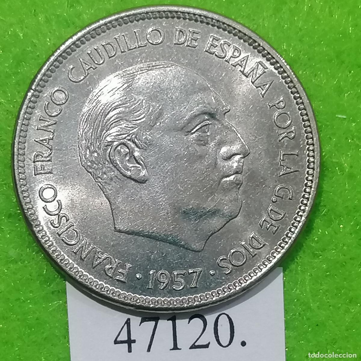 Monedas Franco: Espa&ntilde;a 25 pesetas 1957 75, Franco