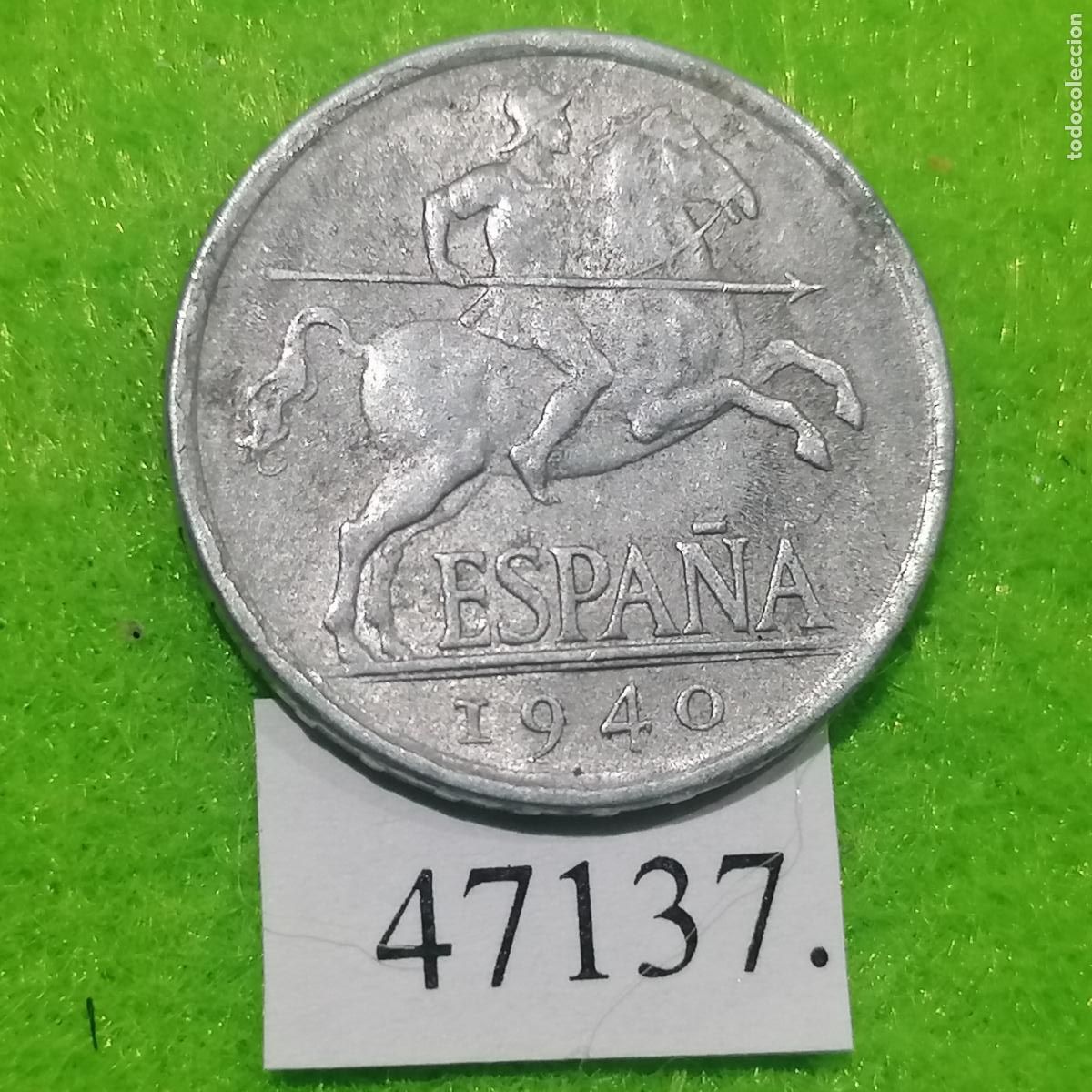 Monedas Franco: Espa&ntilde;a 5 c&eacute;ntimos 1940, Franco