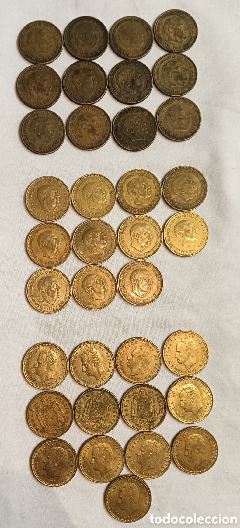 Monedas Franco: LOTE DE MONEDAS ESPA&Ntilde;OLAS - Foto 6
