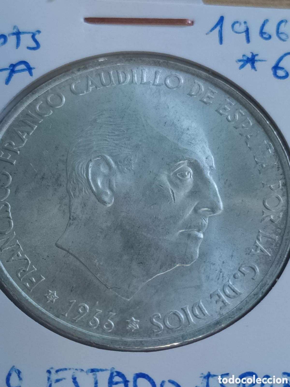 Monedas Franco: MONEDA DE 100 PESETAS A&Ntilde;O 1966*68 ESTADO ESPA&Ntilde;OL