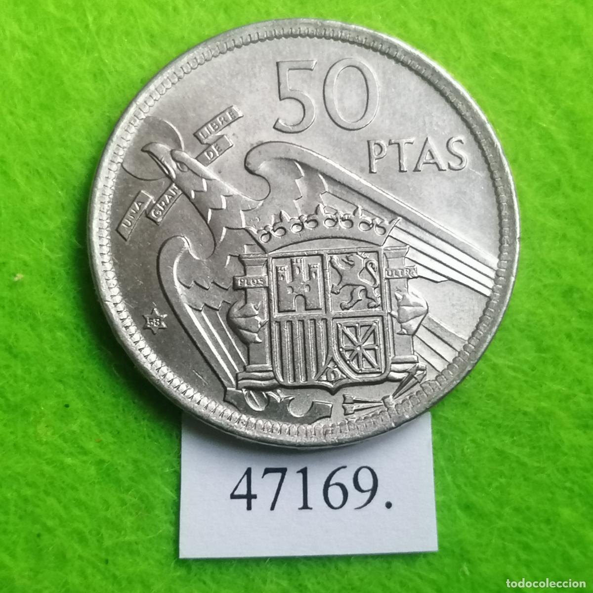 Monedas Franco: Espa&ntilde;a 50 pesetas 1957 58, Franco
