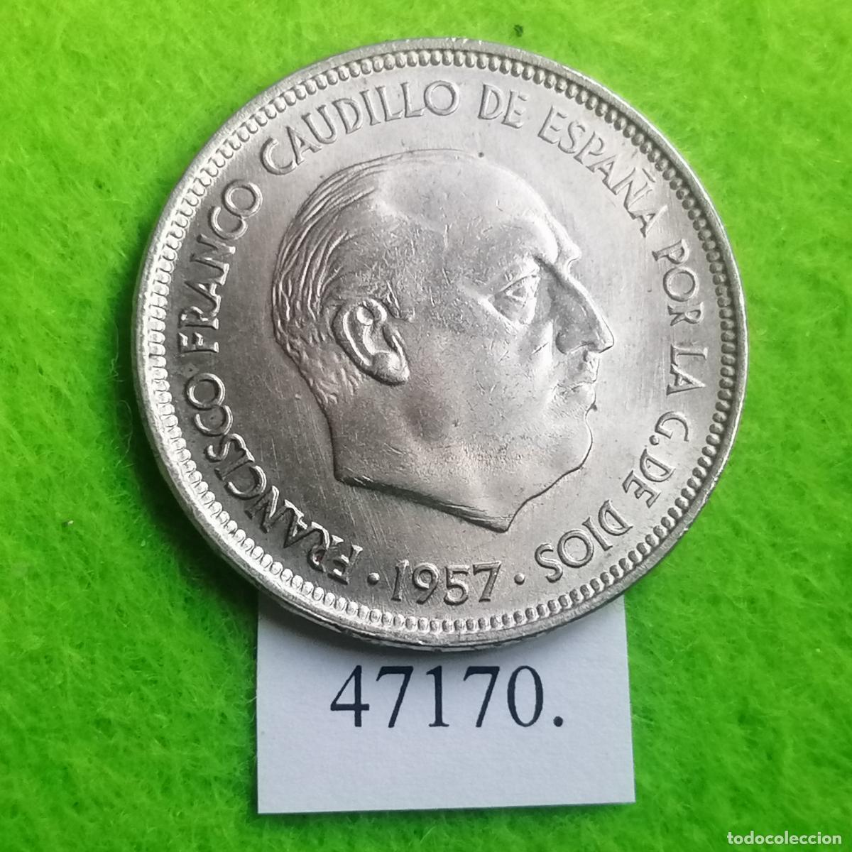 Monedas Franco: Espa&ntilde;a 50 pesetas 1957 58, Franco