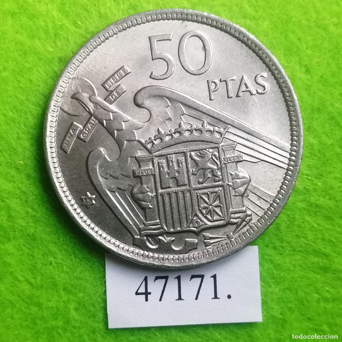 Monedas Franco: Espa&ntilde;a 50 pesetas 1957 58, Franco