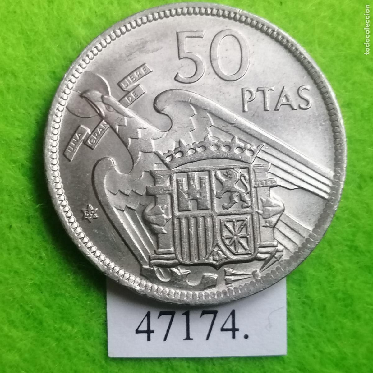 Monedas Franco: Espa&ntilde;a 50 pesetas 1957 59, Franco