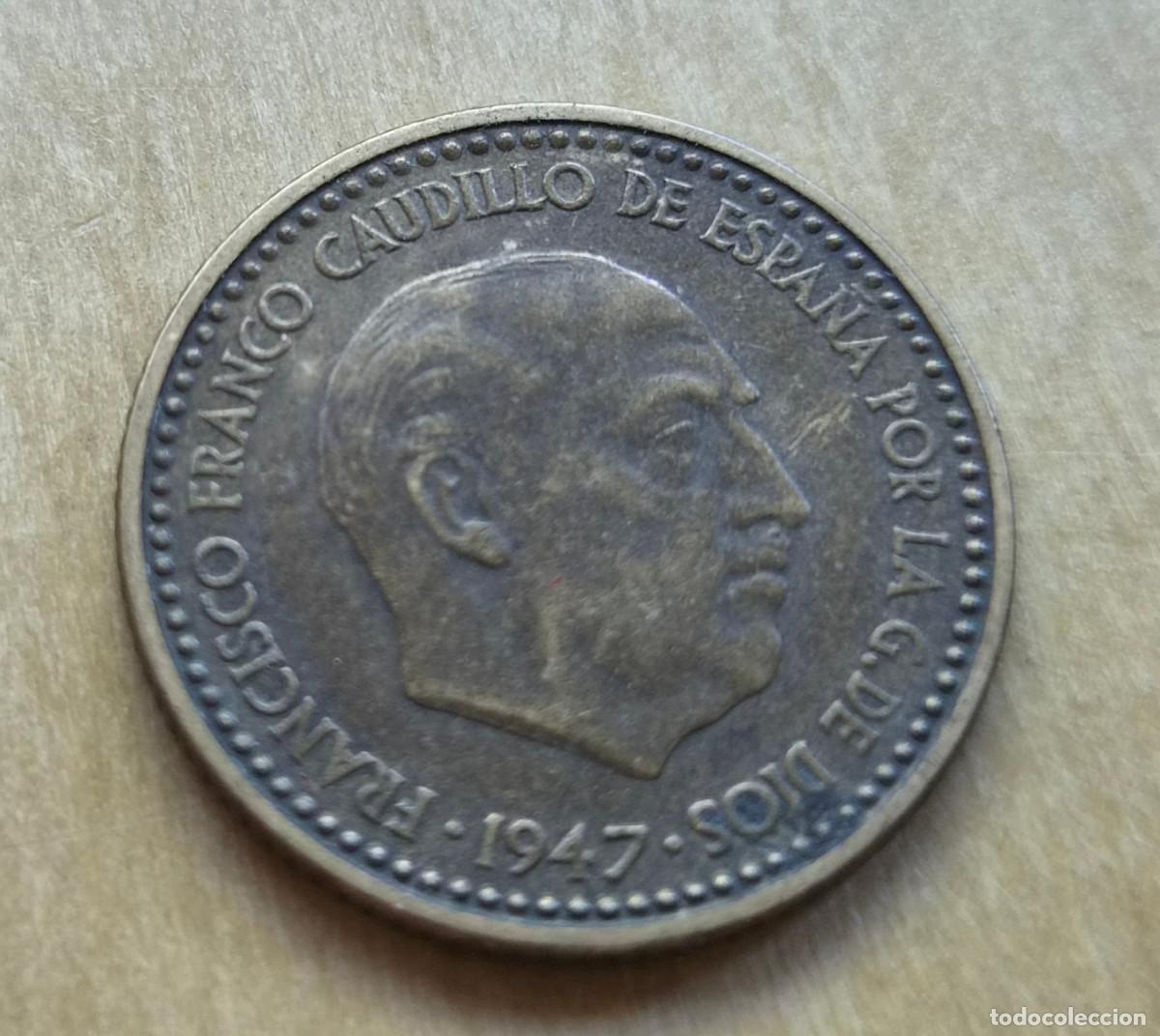 Monedas Franco: ESTADO ESPA&Ntilde;OL 1 PESETA 1947 (*19*48)