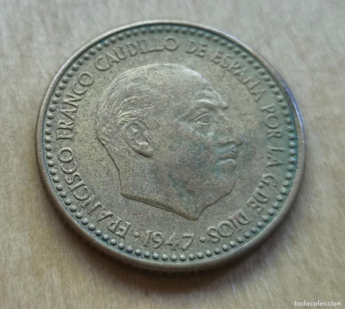 Monedas Franco: ESTADO ESPA&Ntilde;OL 1 PESETA 1947 (*19*53)