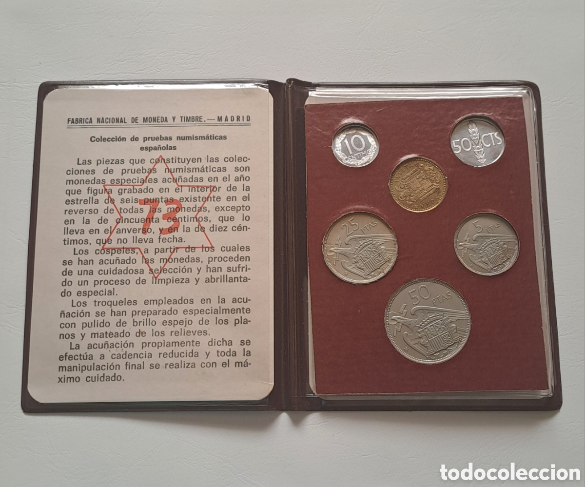 Monedas Franco: Espa&ntilde;a cartera Fnmt 1973 - Foto 2