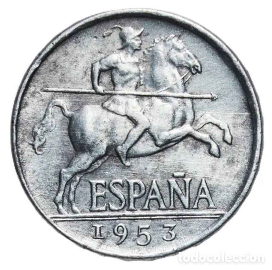 Monedas Franco: Moneda 5 Centimos 1953 . Estado Espa&ntilde;ol