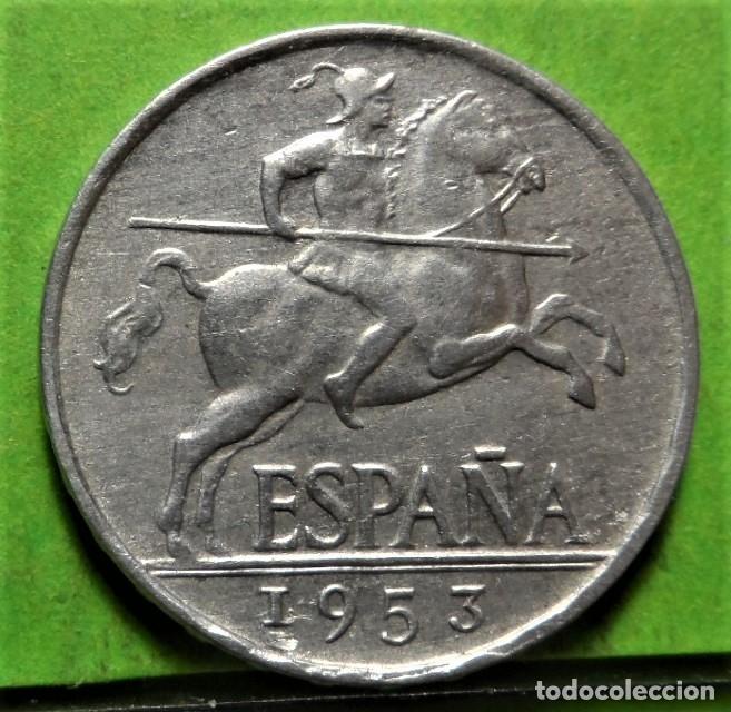 Monedas Franco: ESTADO ESPA&Ntilde;OL, Franco, 5 Centimos 1953, EBC-