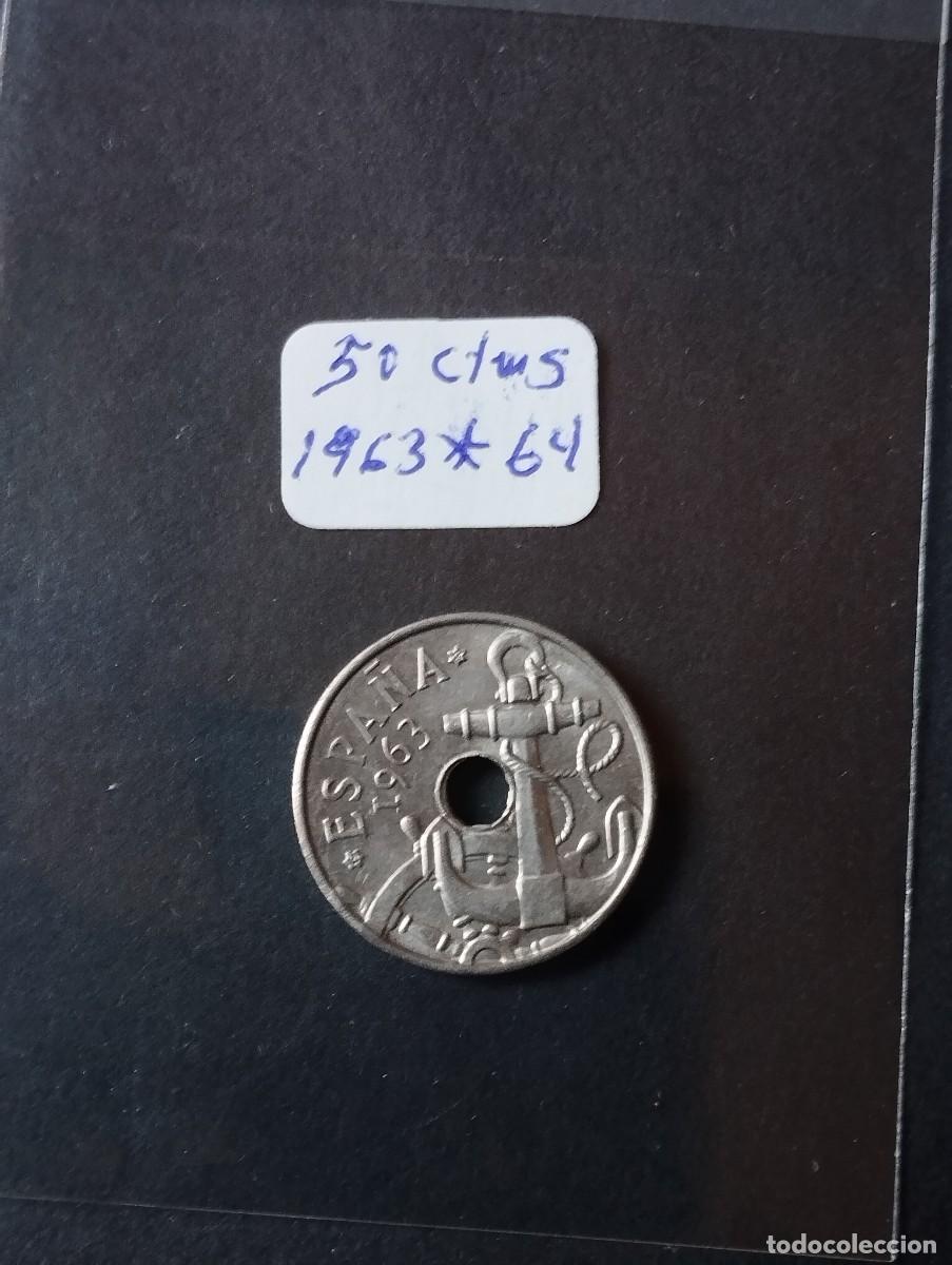 Monedas Franco: MONEDA DE 50 CENTIMOS ESPA&Ntilde;A A&Ntilde;O 1963*64 - LA DE LA FOTO VER TODOS MIS LOTES