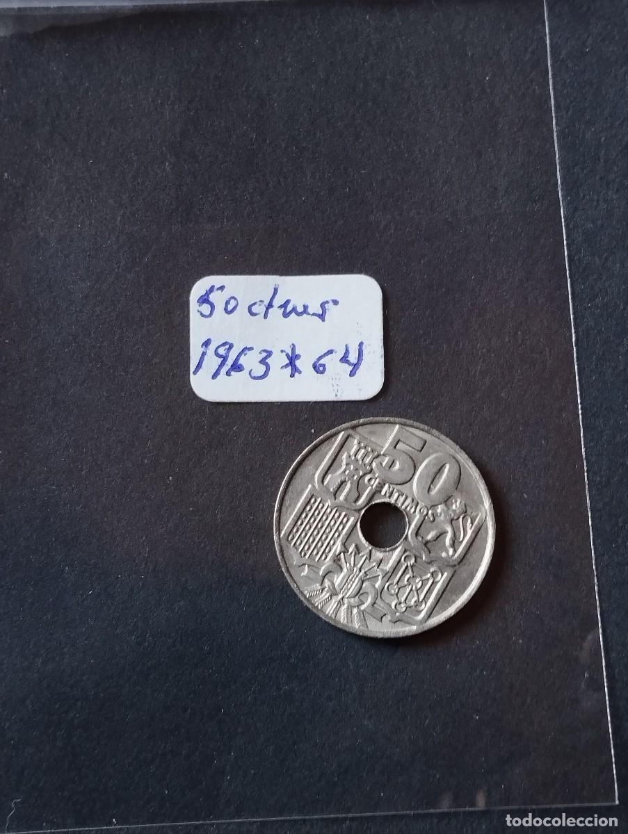 Monedas Franco: MONEDA DE 50 CENTIMOS ESPA&Ntilde;A A&Ntilde;O 1963*64 - LA DE LA FOTO VER TODOS MIS LOTES