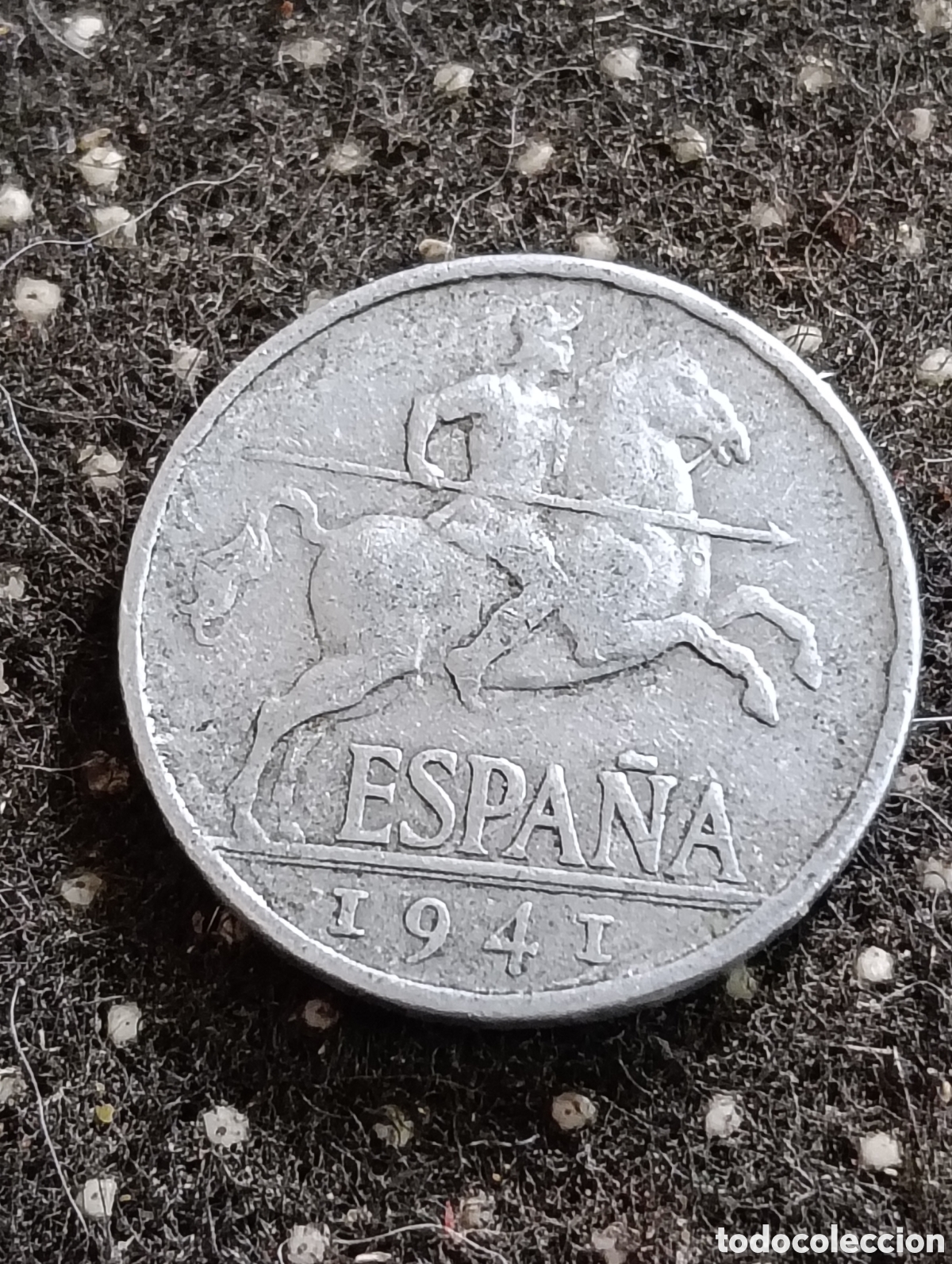Monedas Franco: Moneda de 5 c&eacute;ntimos 1941 Estado Espa&ntilde;ol en buen estado.