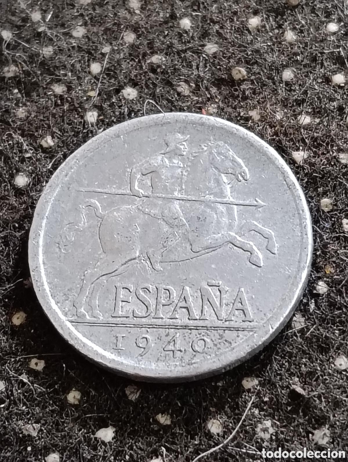 Monedas Franco: Moneda de 5 c&eacute;ntimos 1940 Estado Espa&ntilde;ol en buen estado.