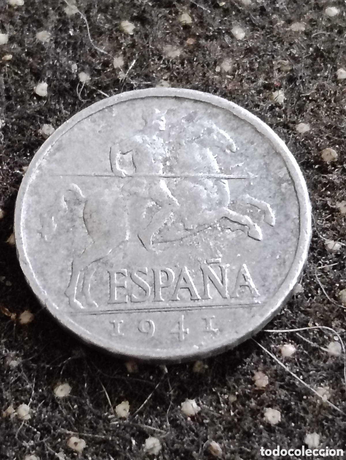 Monedas Franco: Moneda de 5 c&eacute;ntimos 1941 Estado Espa&ntilde;ol en buen estado.