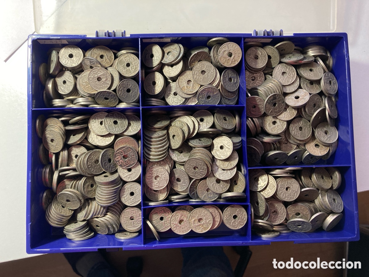 Monedas Franco: Lote monedas 50 c&eacute;ntimos 1949. Precio por kg.