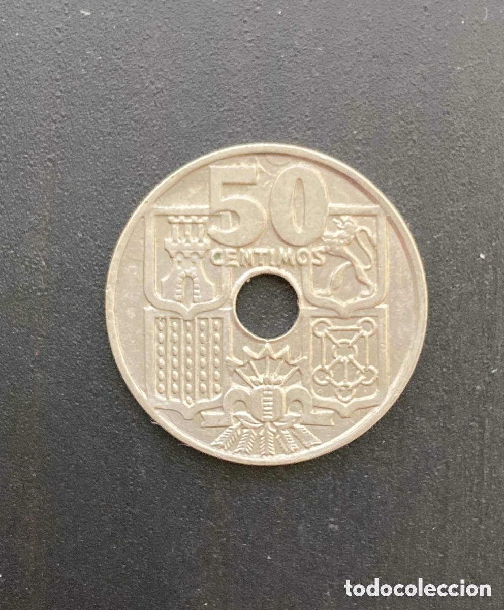 Monedas Franco: 50 c&eacute;ntimos 1963 *63 - Foto 2