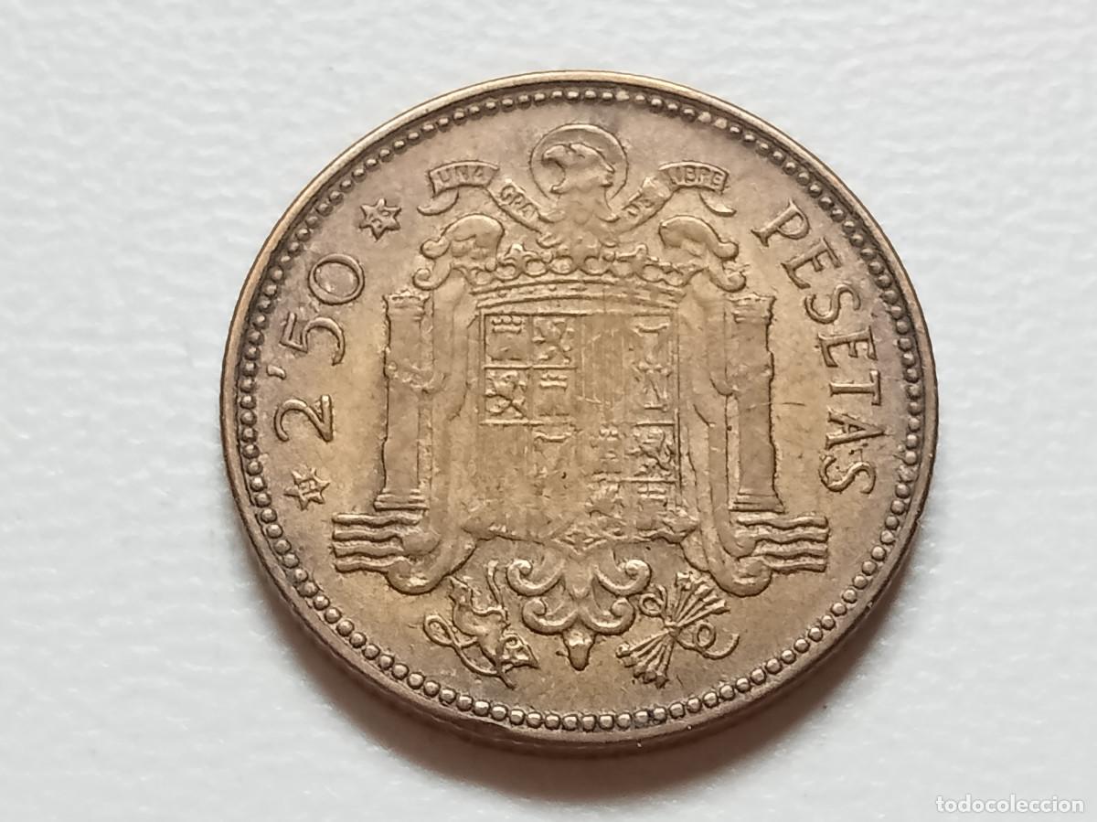 Monedas Franco: ESTADO ESPA&Ntilde;OL 2,50 PESETAS 1953 *19-56 MBC+