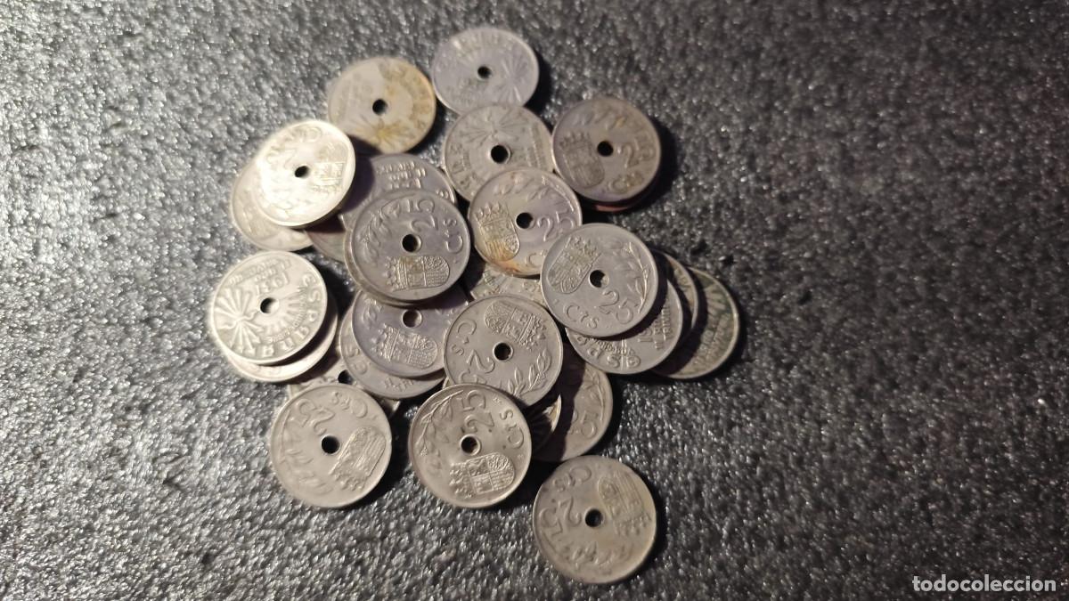 Monedas Franco: Espa&ntilde;a Estado Espa&ntilde;ol, 1 x 25 C&eacute;ntimos 1937 lote 2305