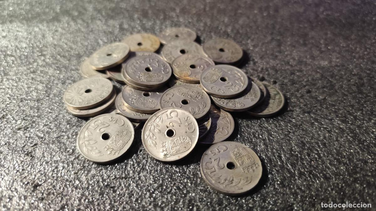 Monedas Franco: Espa&ntilde;a Estado Espa&ntilde;ol, 1 x 25 C&eacute;ntimos 1937 lote 2306