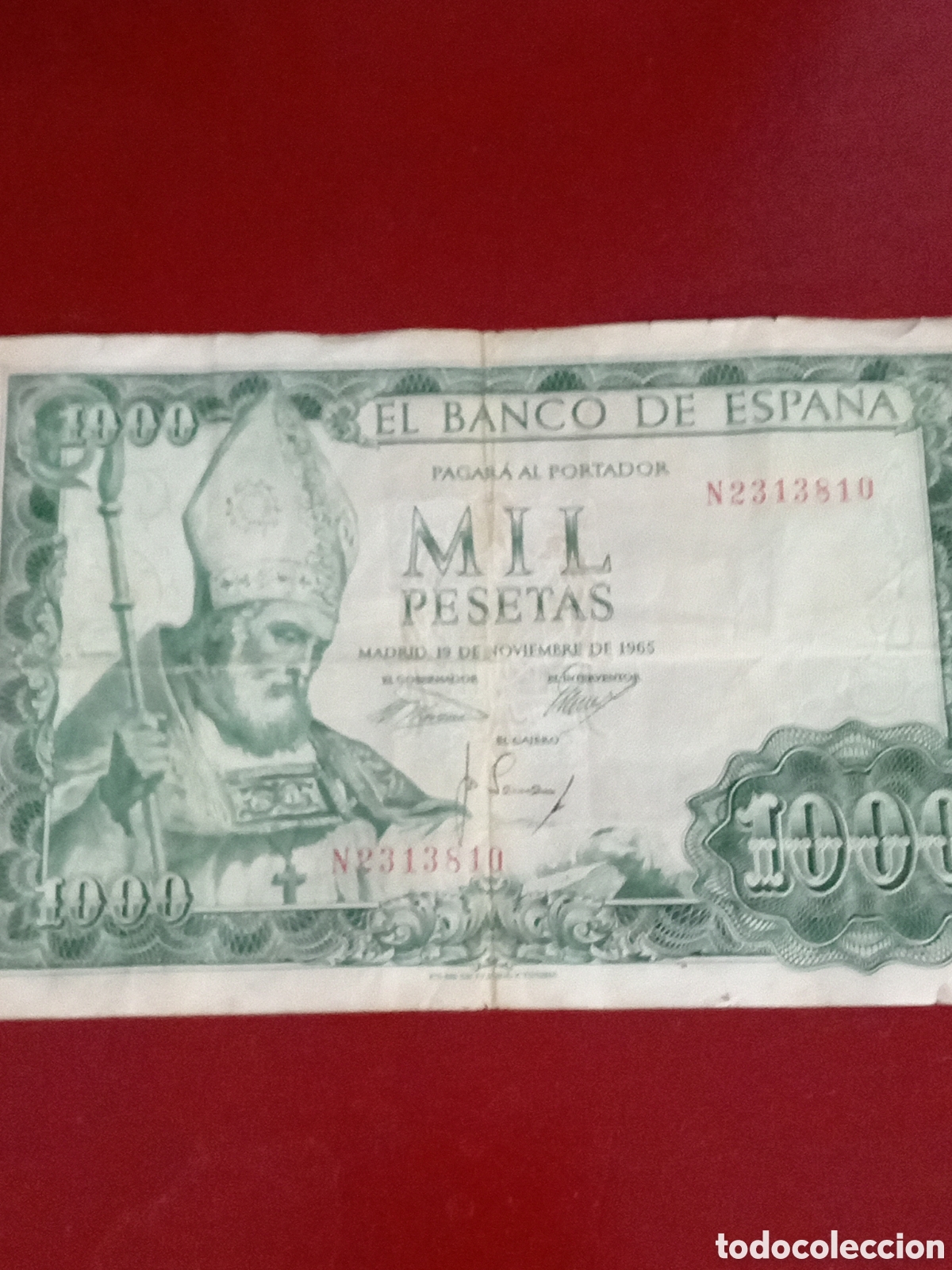 M&uuml;nzen unter Franco: Billete de Espa&ntilde;a del a&ntilde;o 1965
