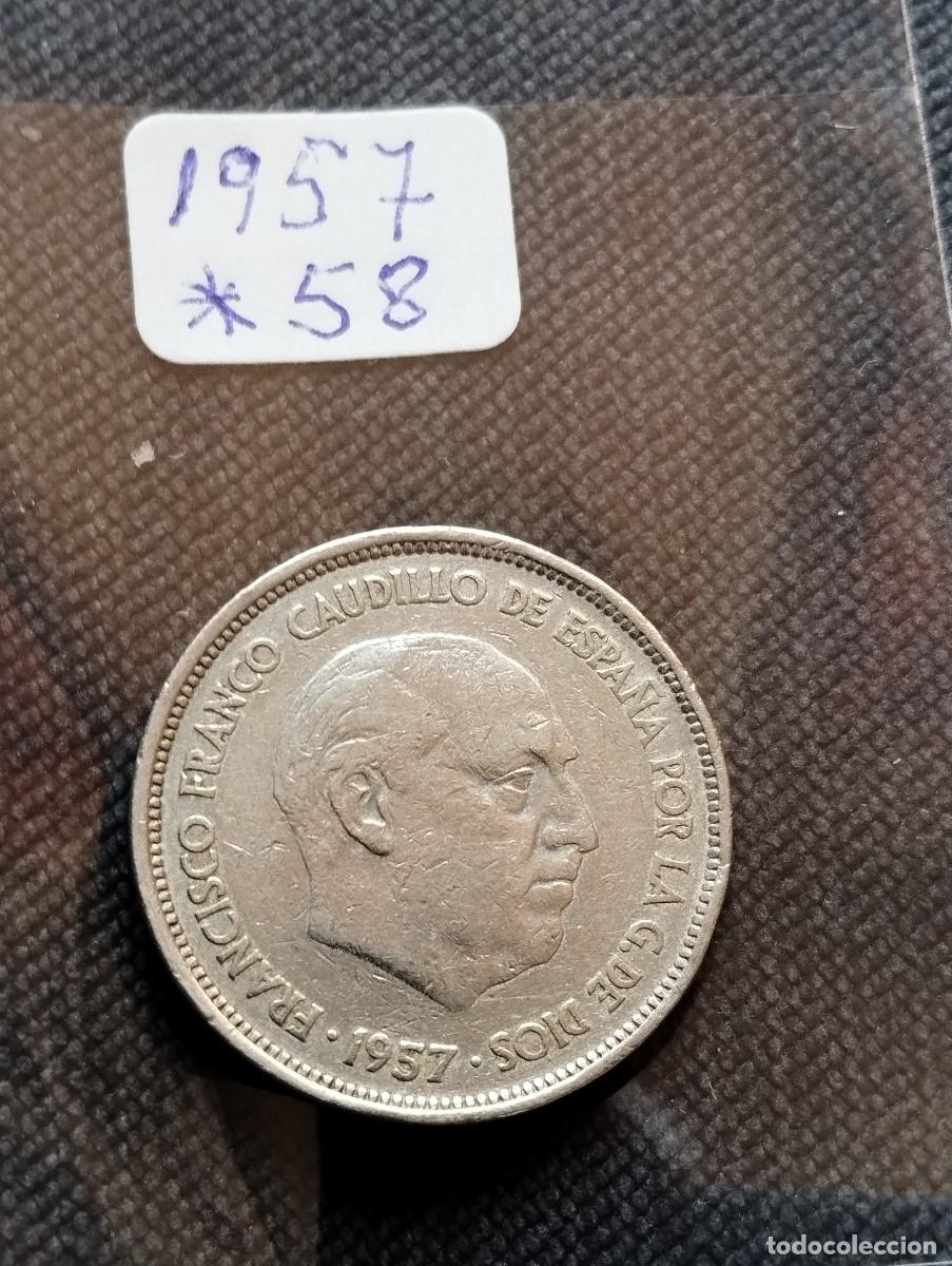 Monedas Franco: MONEDA DE 25 PESETAS DE 1957/ 58 - LA DE LAS FOTOS VER TODOS MIS LOTES
