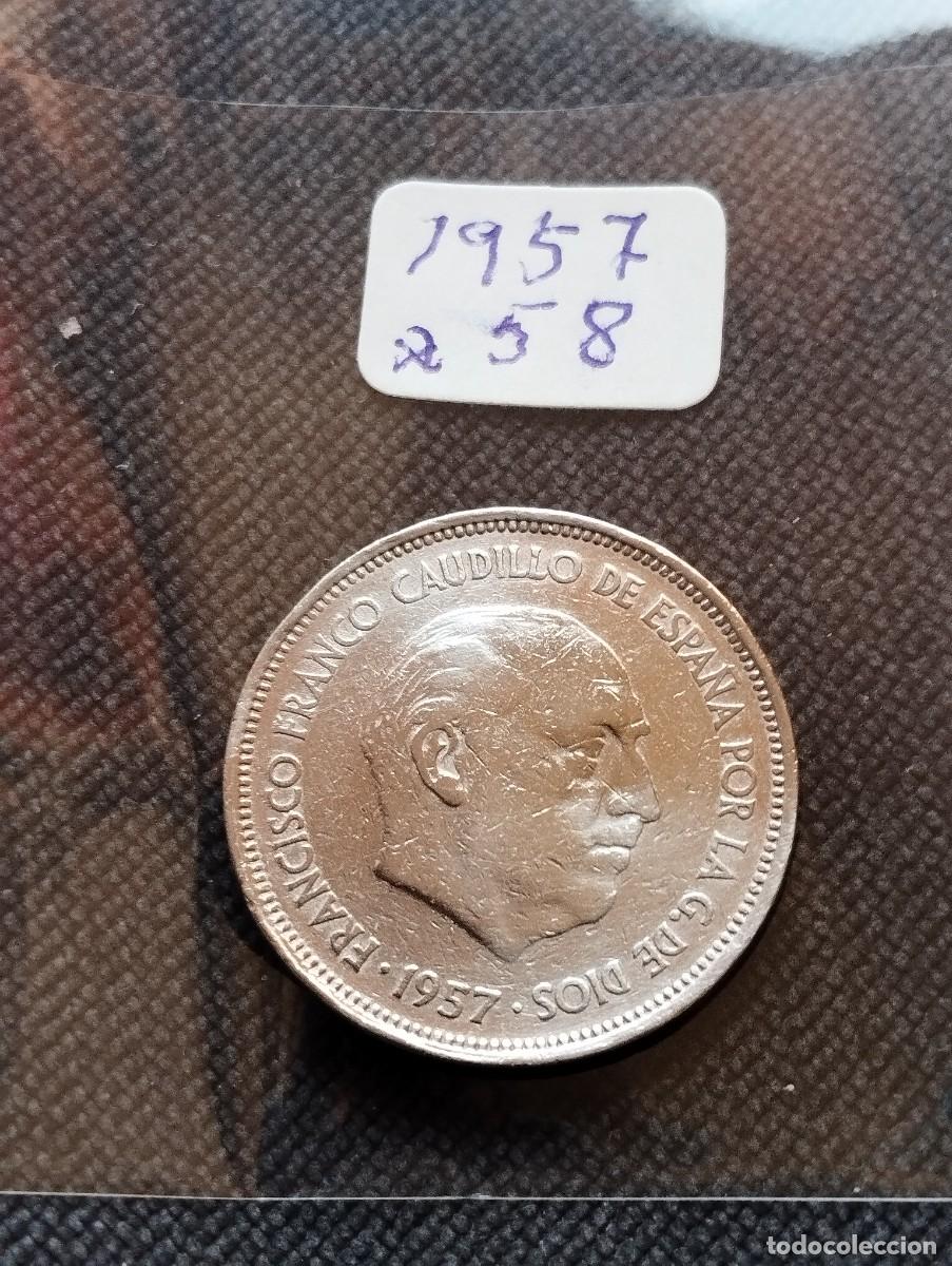 Monedas Franco: MONEDA DE 25 PESETAS DE 1957/ 58 - LA DE LAS FOTOS VER TODOS MIS LOTES
