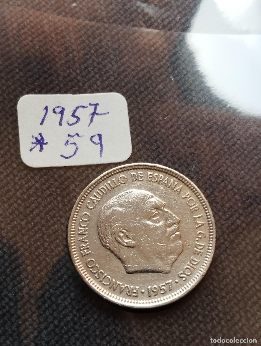 Monedas Franco: MONEDA DE 5 PESETAS DE 1957/ 59 - LA DE LAS FOTOS VER TODOS MIS LOTES