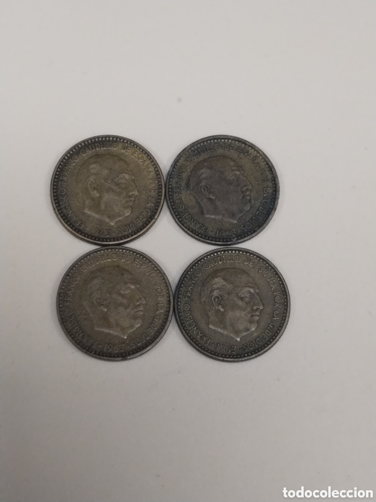Monedas Franco: Lote monedas Espa&ntilde;a 1963 63* 64* 65* y 66&rdquo;
