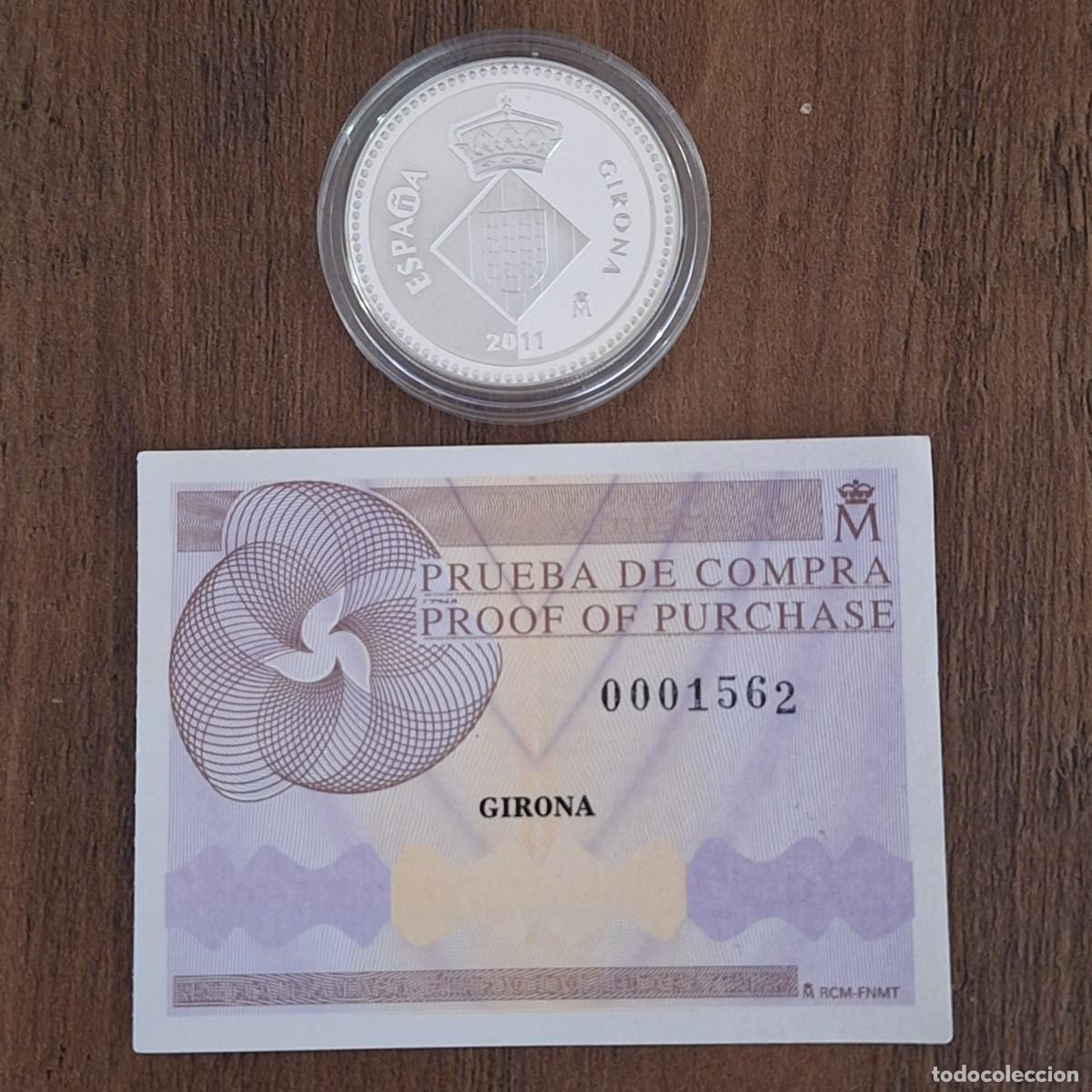 Monedas Franco: Moneda de 5&euro; de plata Girona 2011 (Proof)