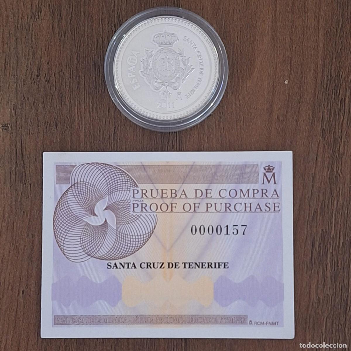 Monedas Franco: Moneda 5&euro; Plata Tenerife 2011 (Proof)