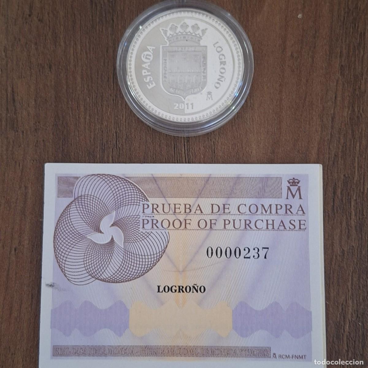 Monedas Franco: Moneda de 5&euro; de plata Logro&ntilde;o 2011 (Proof)