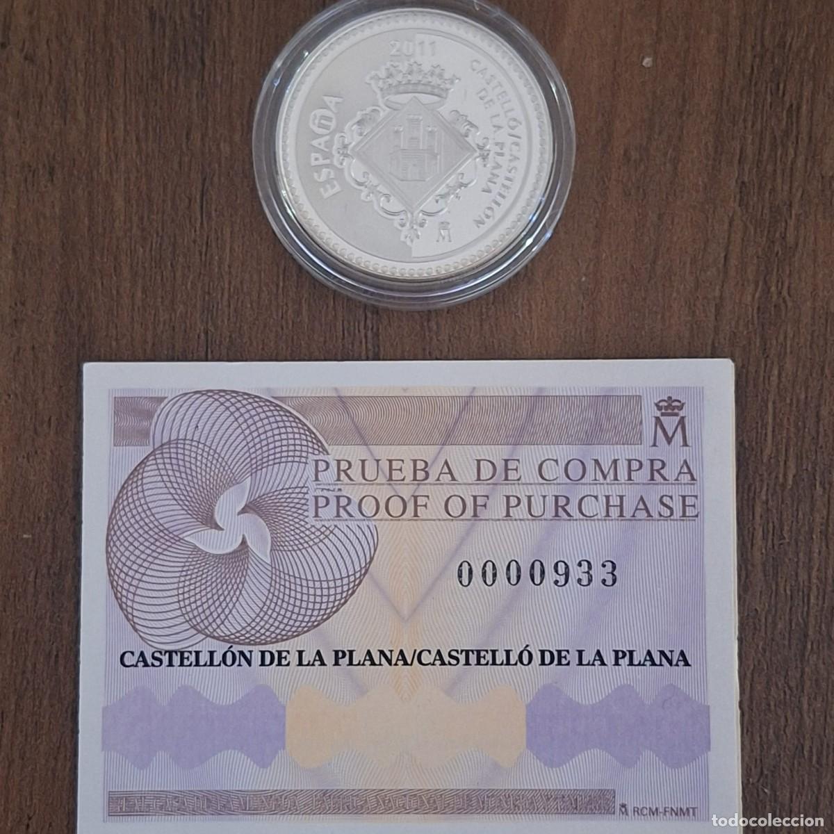 Monedas Franco: Moneda de 5&euro; de plata Castell&oacute;n 2011 (Proof)