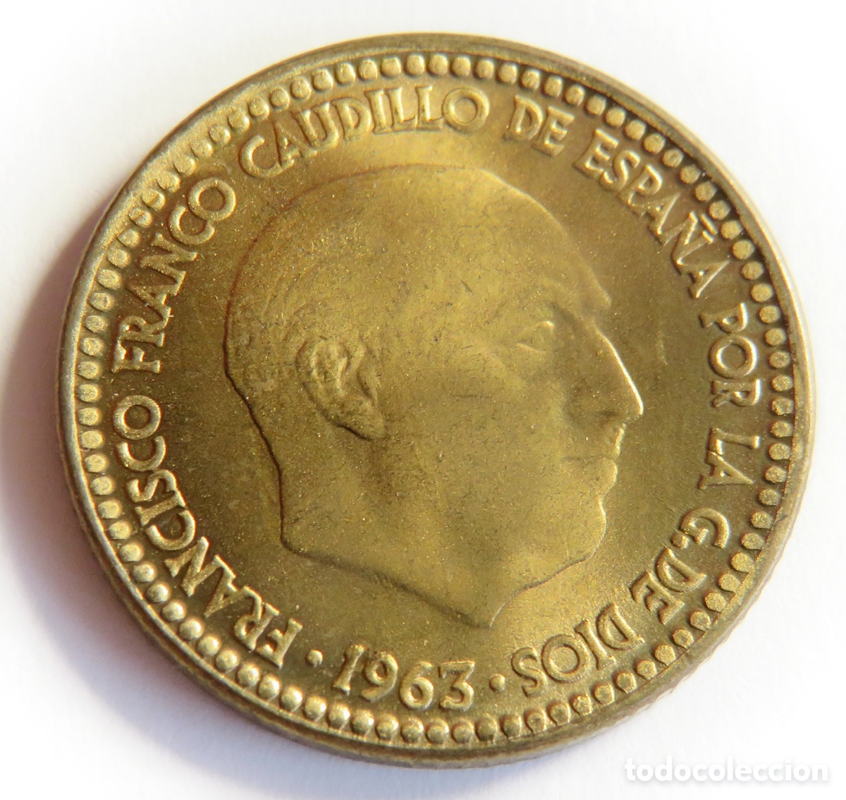 Monedas Franco: 1 Peseta 1963 65 Sin Circular SC | Estado Espa&ntilde;ol Franco | Excelente Conservaci&oacute;n