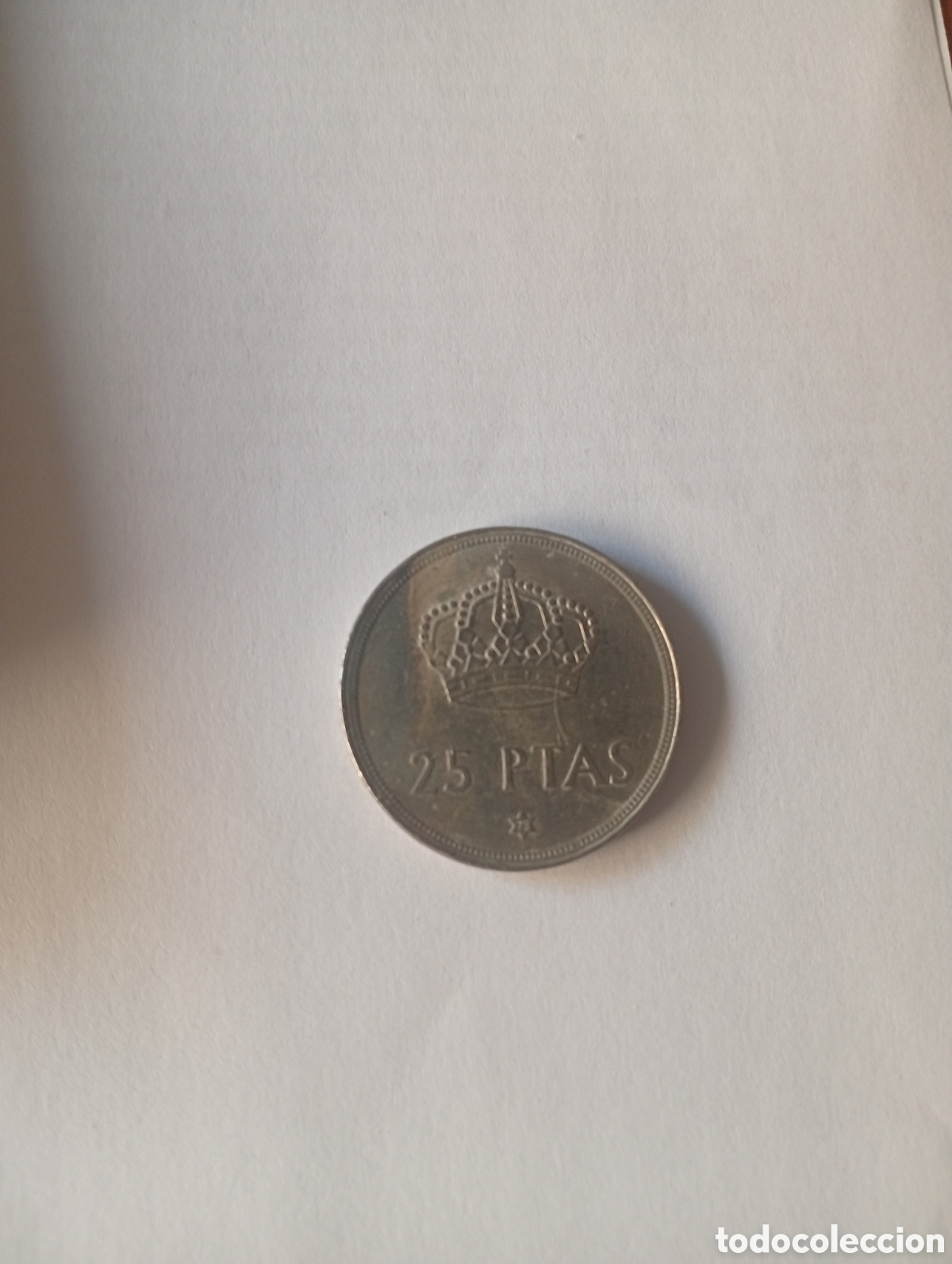 Monedas Franco: MONEDA 25 PESETAS SERIE 1975 CON ESTRELLA JUAN CARLOS I